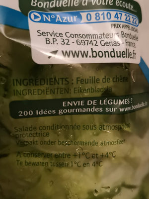 Feuille de chêne verte - Ingredients - fr