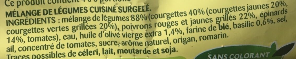 Poêlée La Romaine - Ingredients - fr