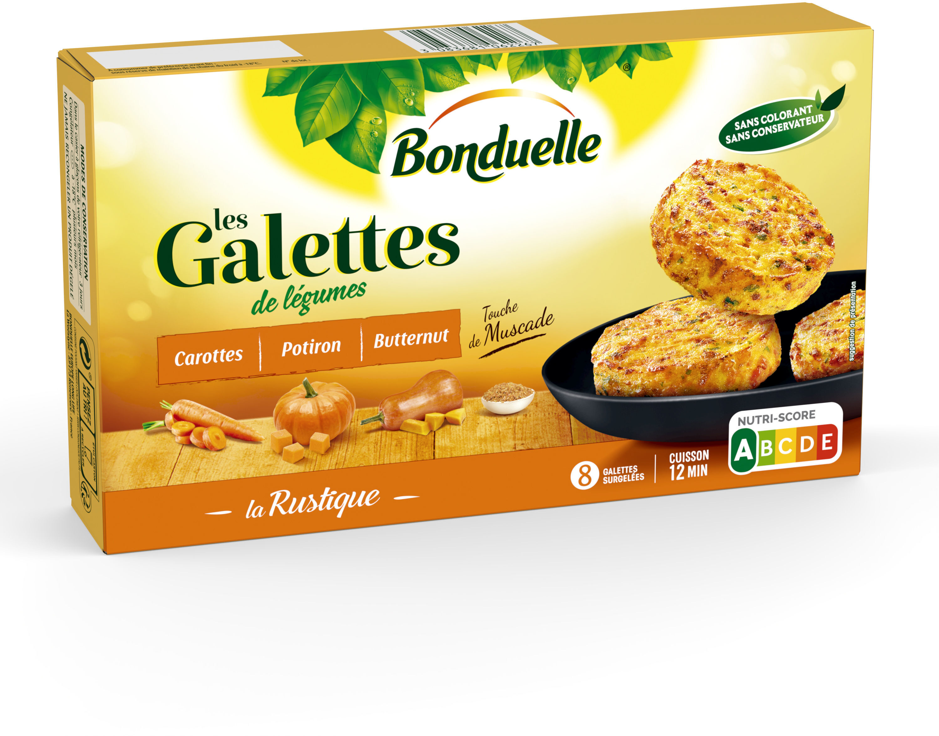 Galettes Potiron Butternut Carottes - Produit