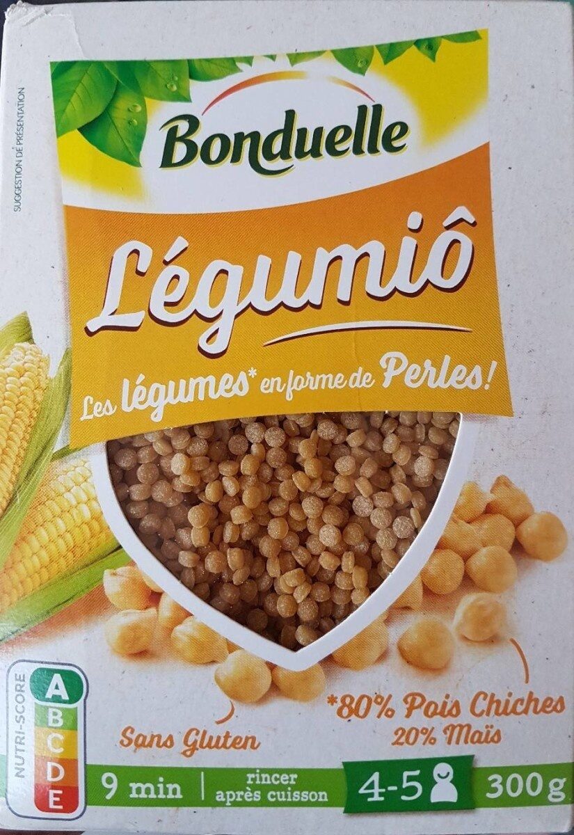 Légumiô Pois chiches et Maïs en Perles - Producto - fr