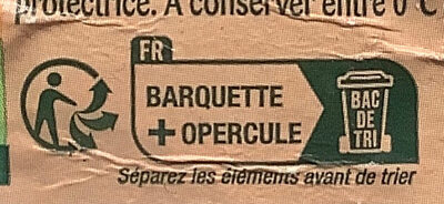 Carottes râpé - Recycling instructions and/or packaging information - fr