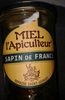 Miel de Sapin de France - Product