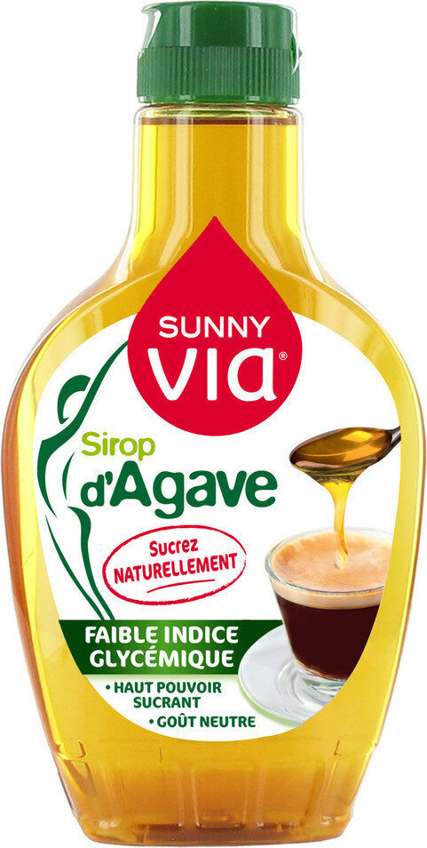 Sunny Via Agave syrup squeeze bottle 350g - Produkt - en