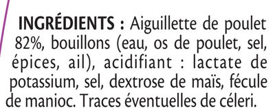 Aiguillettes de Poulet - Rôties au Four - المكونات - fr