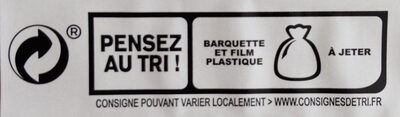 Blanc de Poulet - Doré au Four - Instruction de recyclage et/ou informations d'emballage