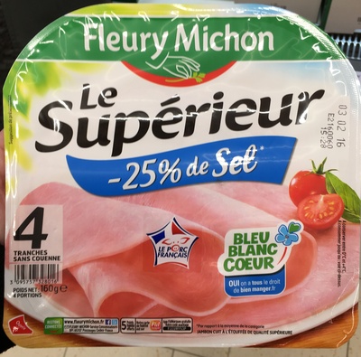 Le Supérieur -25% de Sel - Jambon - Product - fr