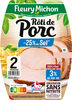 Rôti de Porc - 25% de Sel* - نتاج