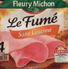 4 tranches jambon fumé - Product