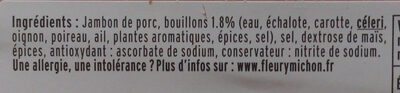 Le Torchon - Cuit à l'Etouffée  - 25% de sel* - Ingrediënten - fr
