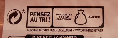 Le Tranché Fin - à l'Italienne - Recycling instructions and/or packaging information - fr