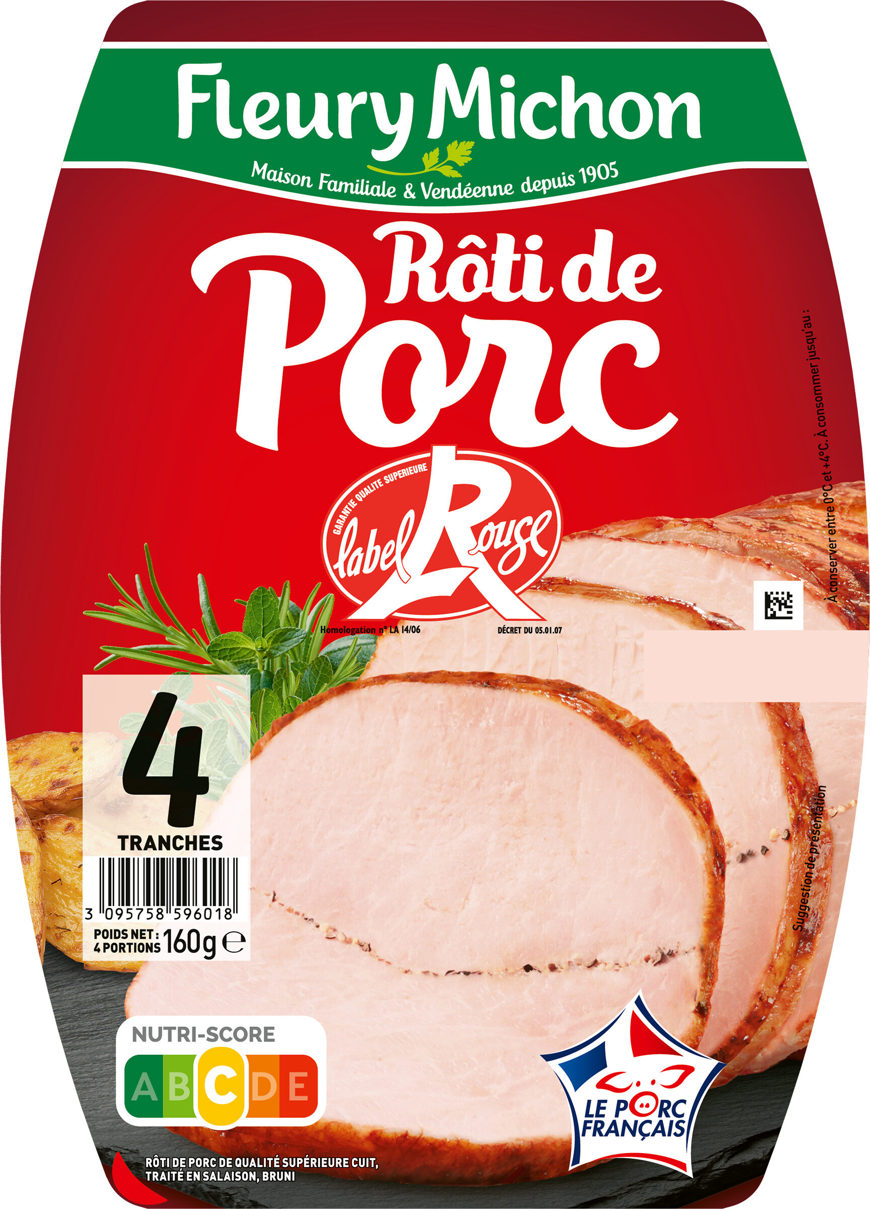 Rôti de Porc - Label Rouge - Producto - fr