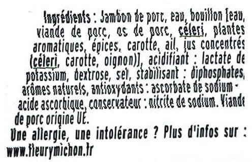 Allumettes de Jambon - Ingredients - fr