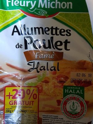 Allumettes de poulet fumé halal - Product - fr