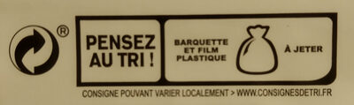 Blanc de Poulet - BIO - Instruction de recyclage et/ou informations d'emballage