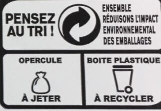 Happy Box - Recycling instructions and/or packaging information - fr