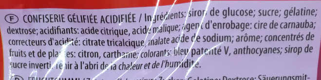 Cherry Pik goût Cerise Acide - Ingredients - fr