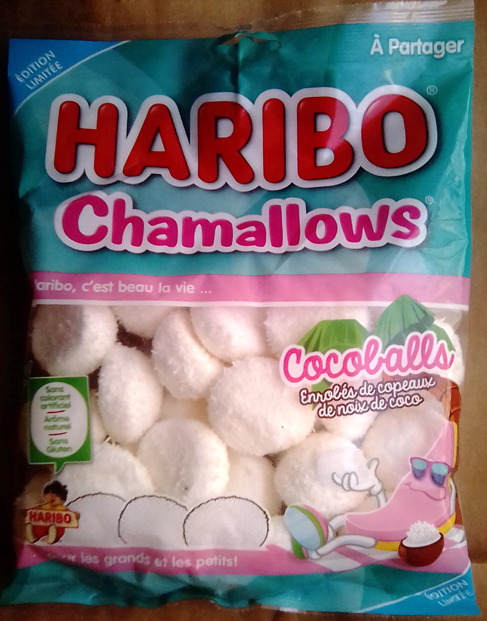 Chamallows - Cocoballs - Enrobés de copeaux de noix de coco - Produit