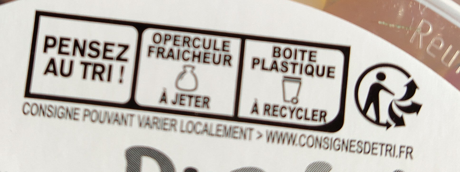 Haribo dragolo - Recycling instructions and/or packaging information - fr