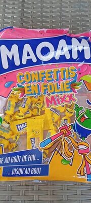 Maoam bonbons à mâcher carnaval en folie