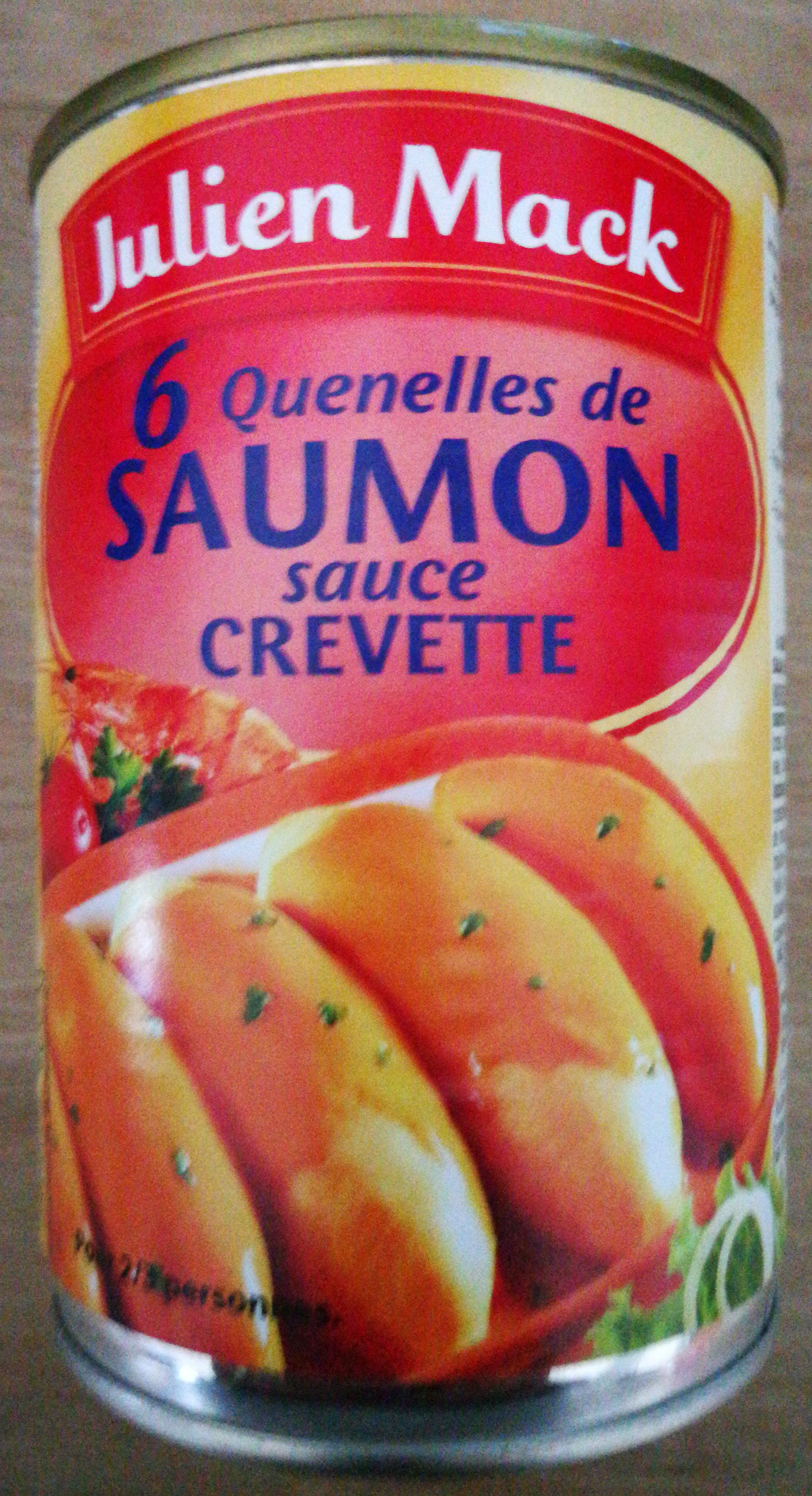 6 quenelles de saumon sauce crevettr - Product - fr