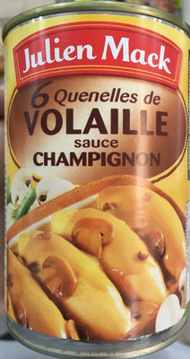6 quenelles de volaille sauce champignon - Product - fr