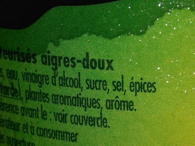 Cornichons aigres-doux Petits Croquants - Ingredienti - fr