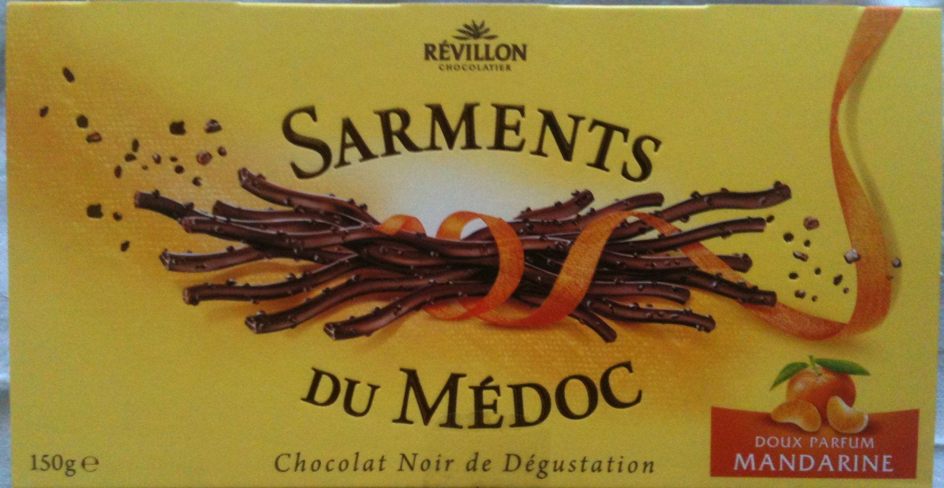 Sarments du médoc - Chocolat noir de dégustation mandarine - Producto - fr
