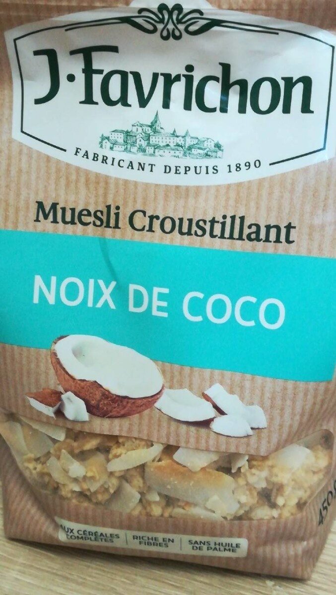Muesli croustillant noix de coco - Product - fr