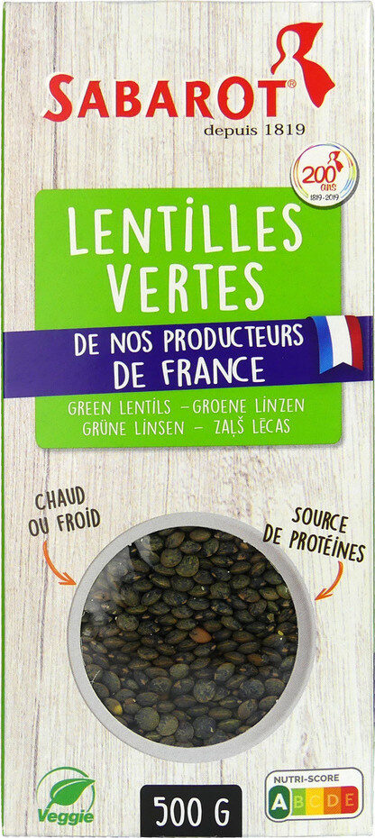 Lentilles vertes - Produkt - fr