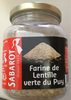 Farine de Lentille verte du Puy - Produit
