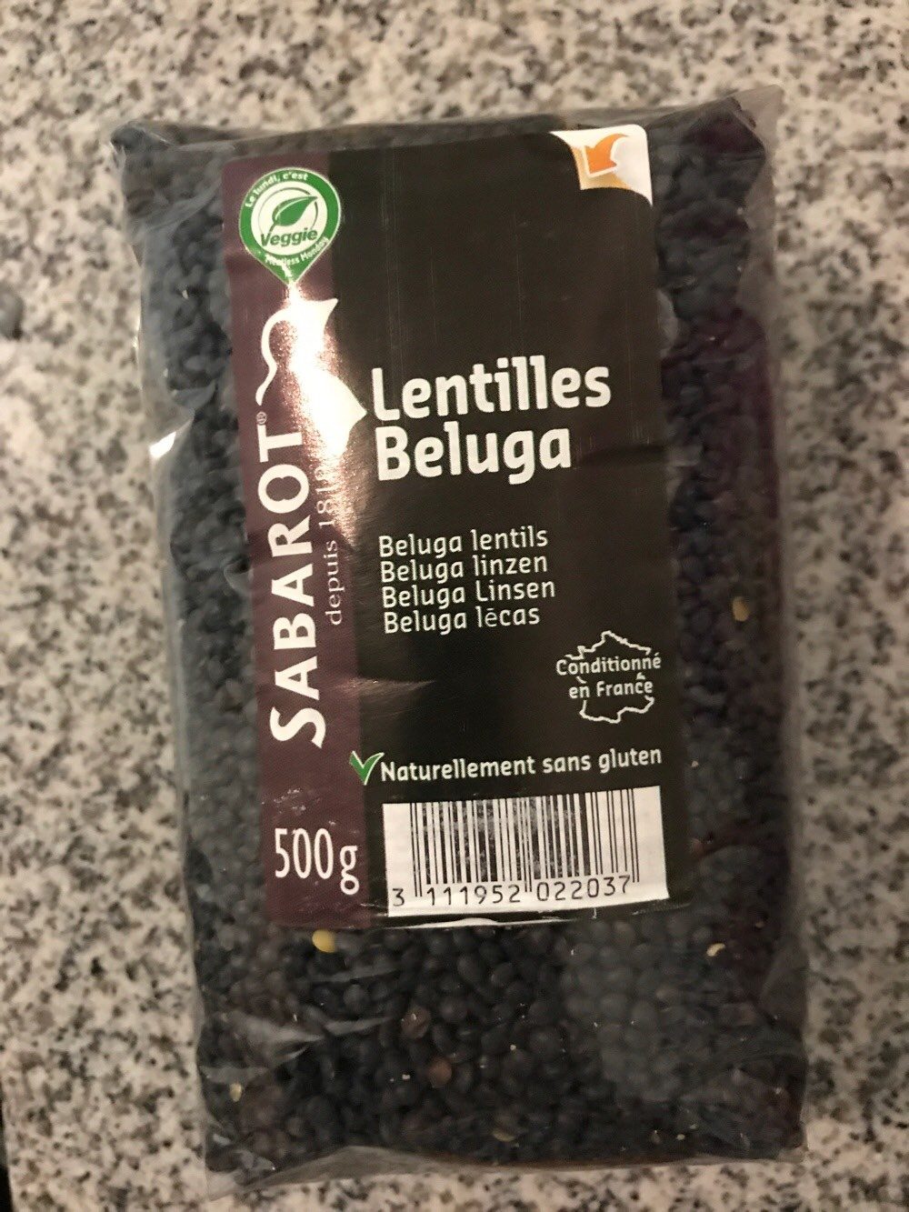 Lentilles beluga - Produit - de