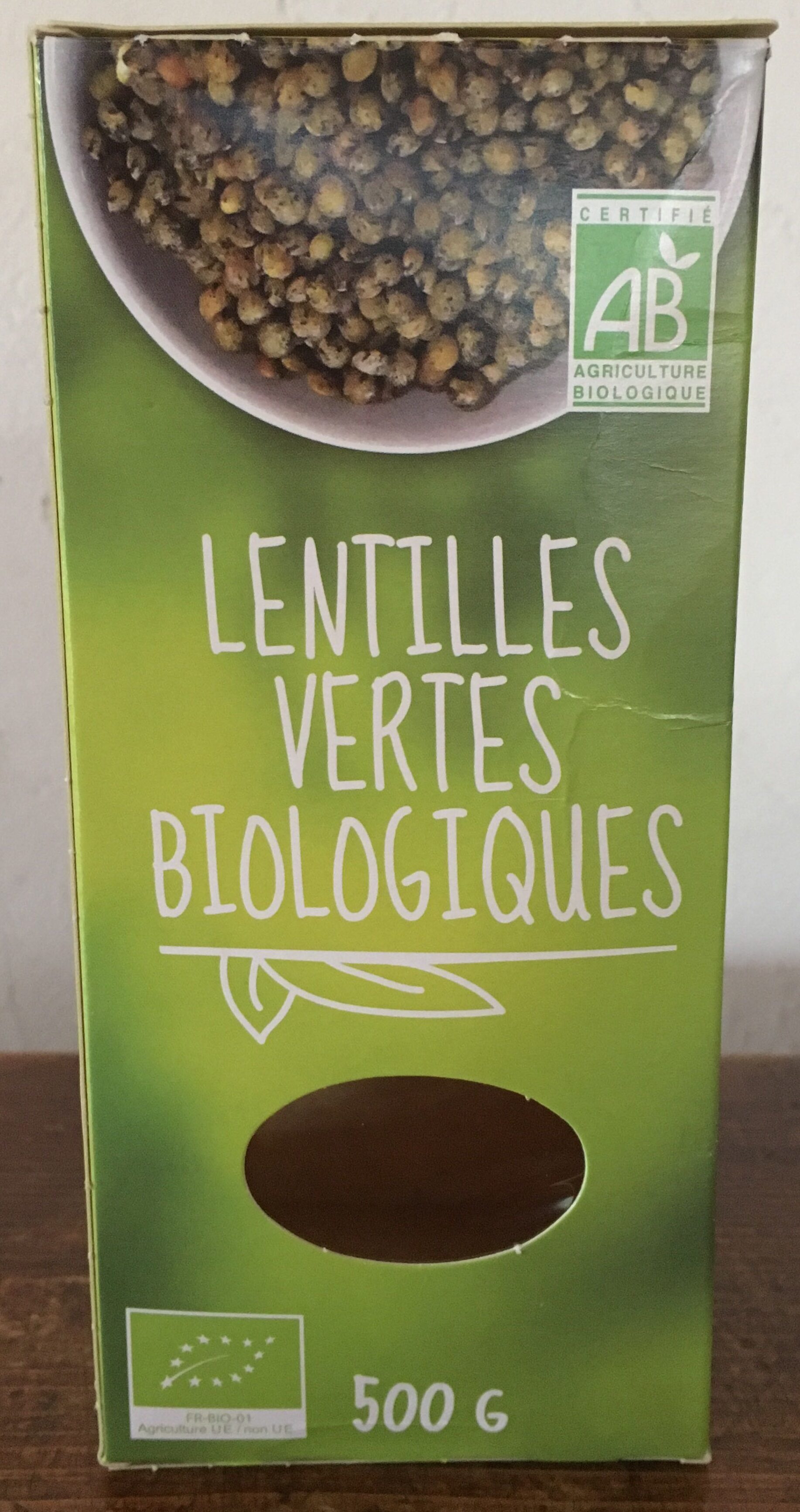 Lentilles vertes biologiques - Produit