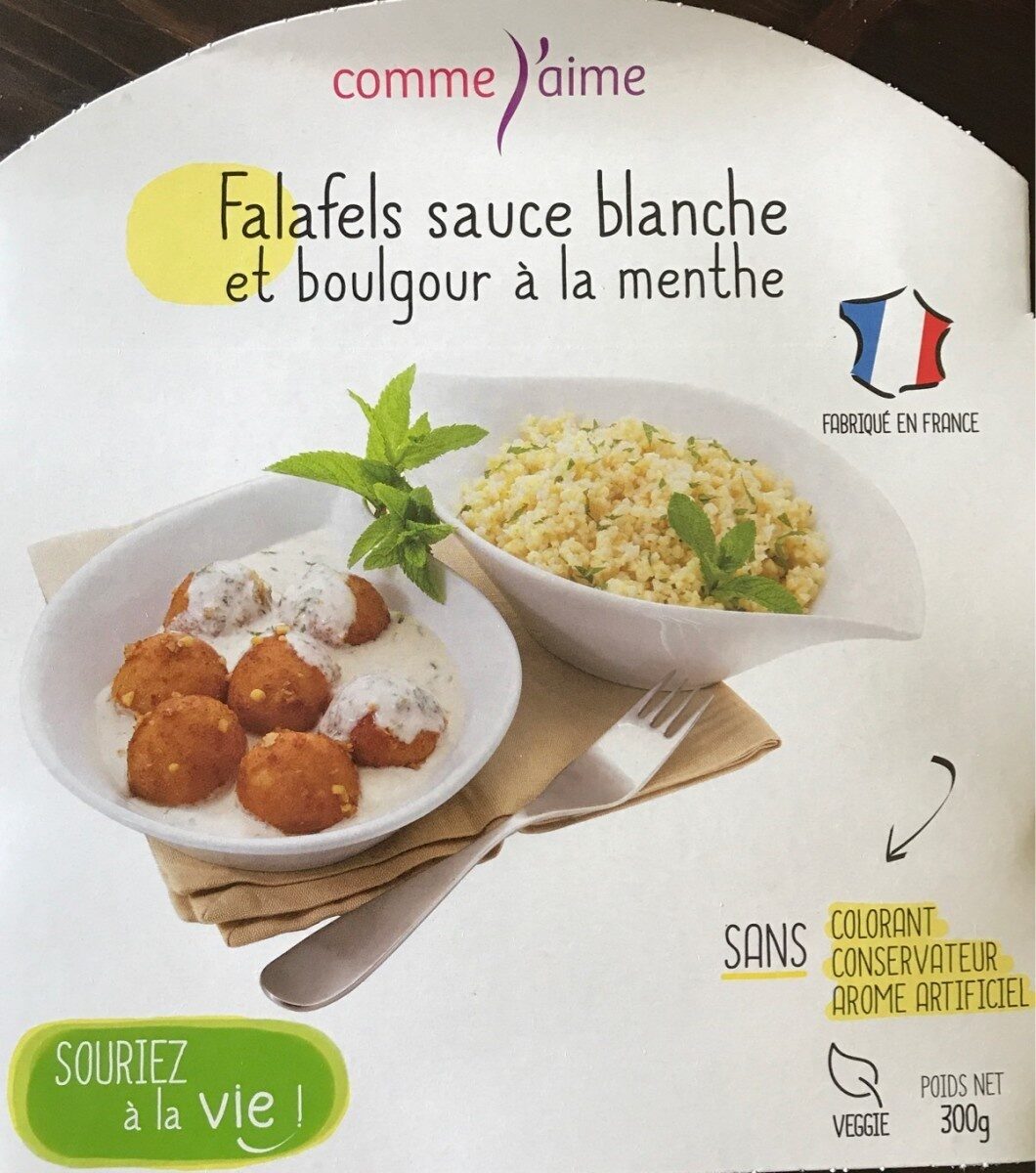 Falafels sauce blanche et boulgour à la menthe - Produkt - fr
