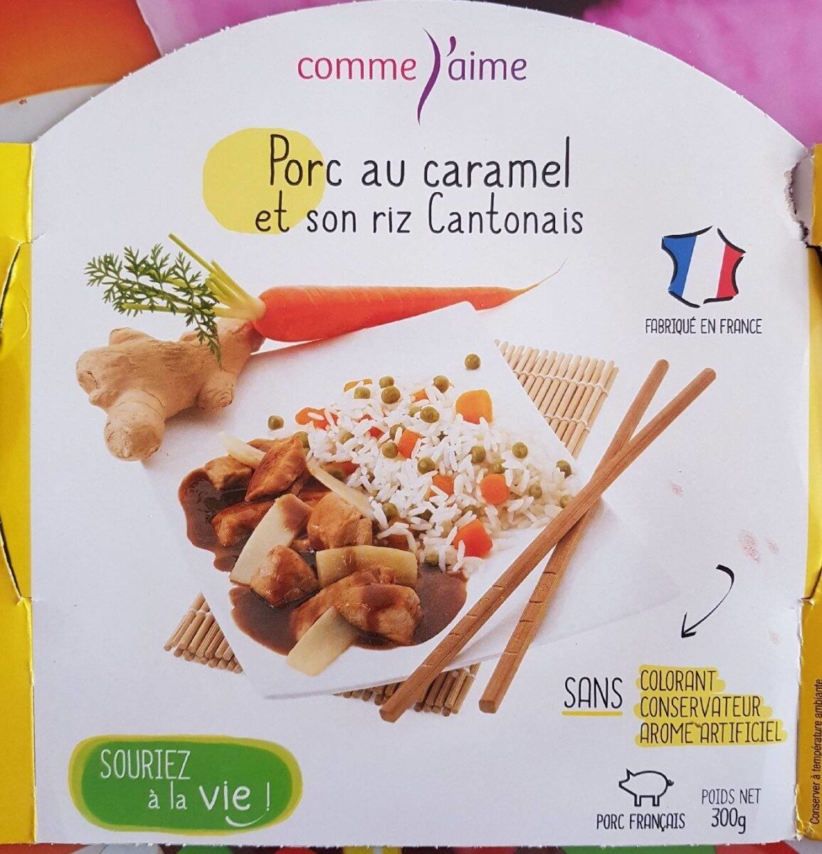 Porc au caramel et son riz Cantonais - Produkt - fr