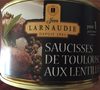 Saucisses de  Toulouse aux lentilles - Product