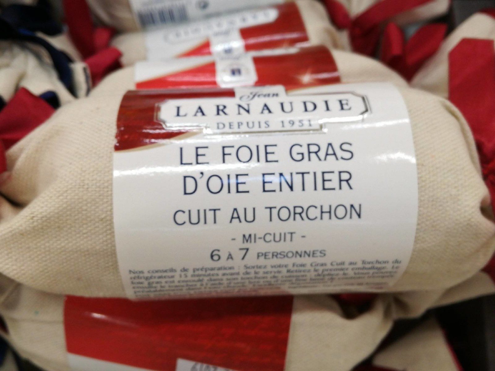 Fois gras d'oie entier au torchon - Produit