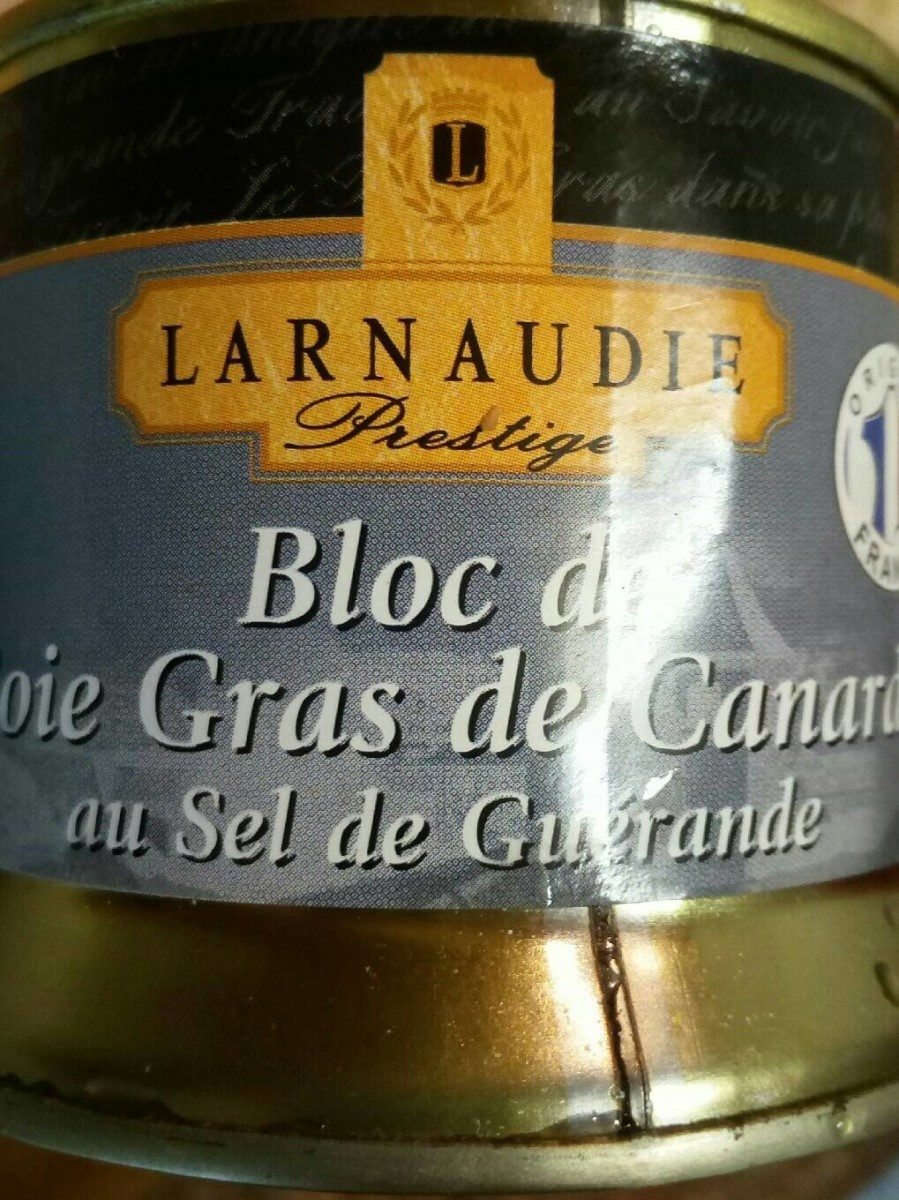 Bloc de foie gras de canard au sel de guérande - Produit