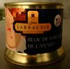 Bloc de foie gras de canard du Sud-Ouest - Produit