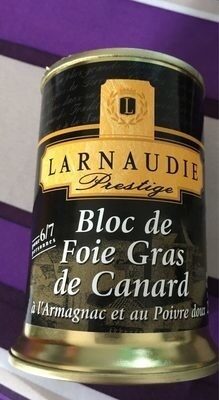 Bloc de foie gras de canard à l'Armagnac et au poivre doux - Produit