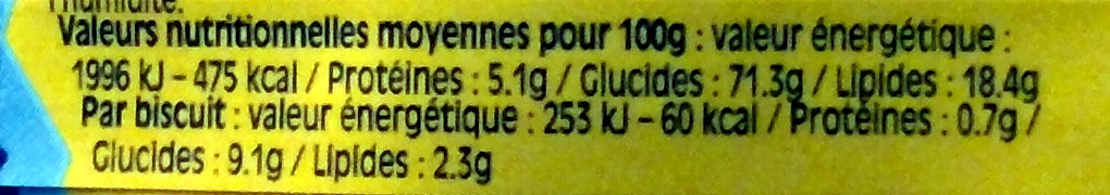 Delichoc tablette chocolat lait pocket - Nutrition facts - fr