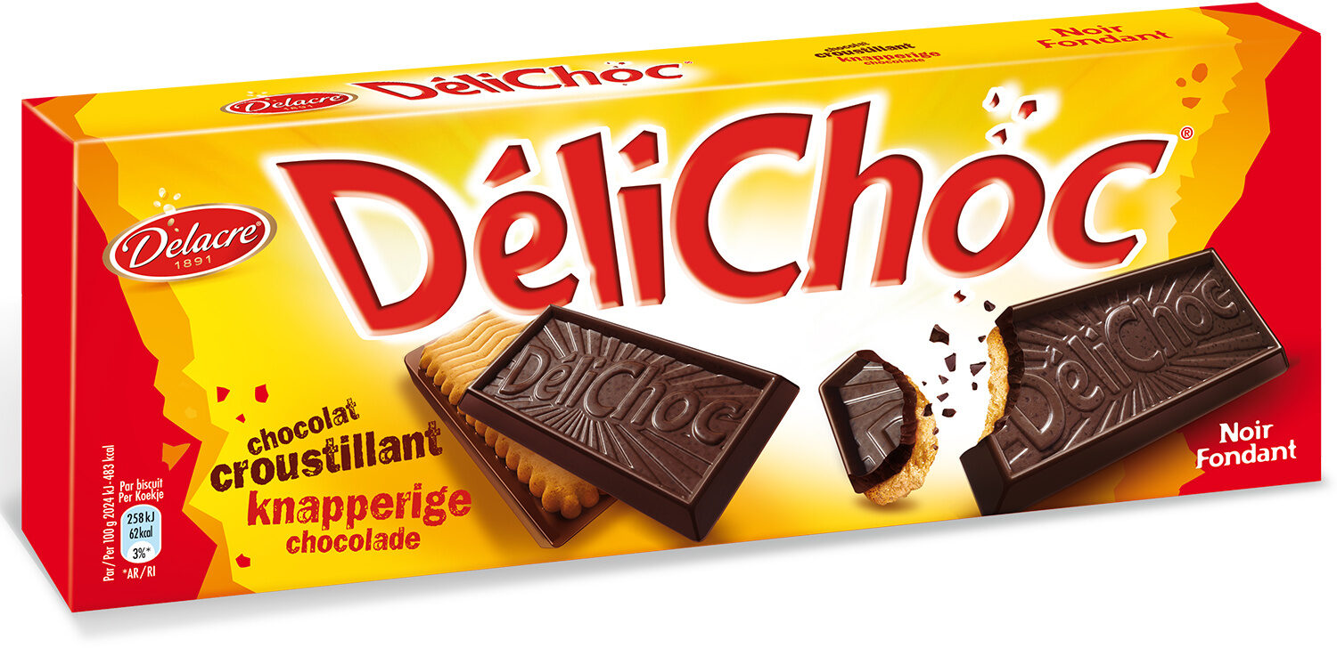 Biscuits Délichoc Chocolat noir x 12 biscuits - 产品 - fr