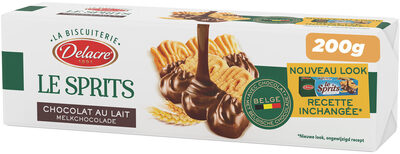 Biscuits Delacre Sprits Chocolat au lait - 200g - Produit
