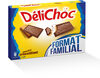 Délichoc biscuits & tablettes chocolat au lait lot familial - 300g - Producto