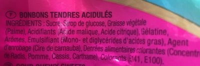 Arlequin Tendre - Ingredients