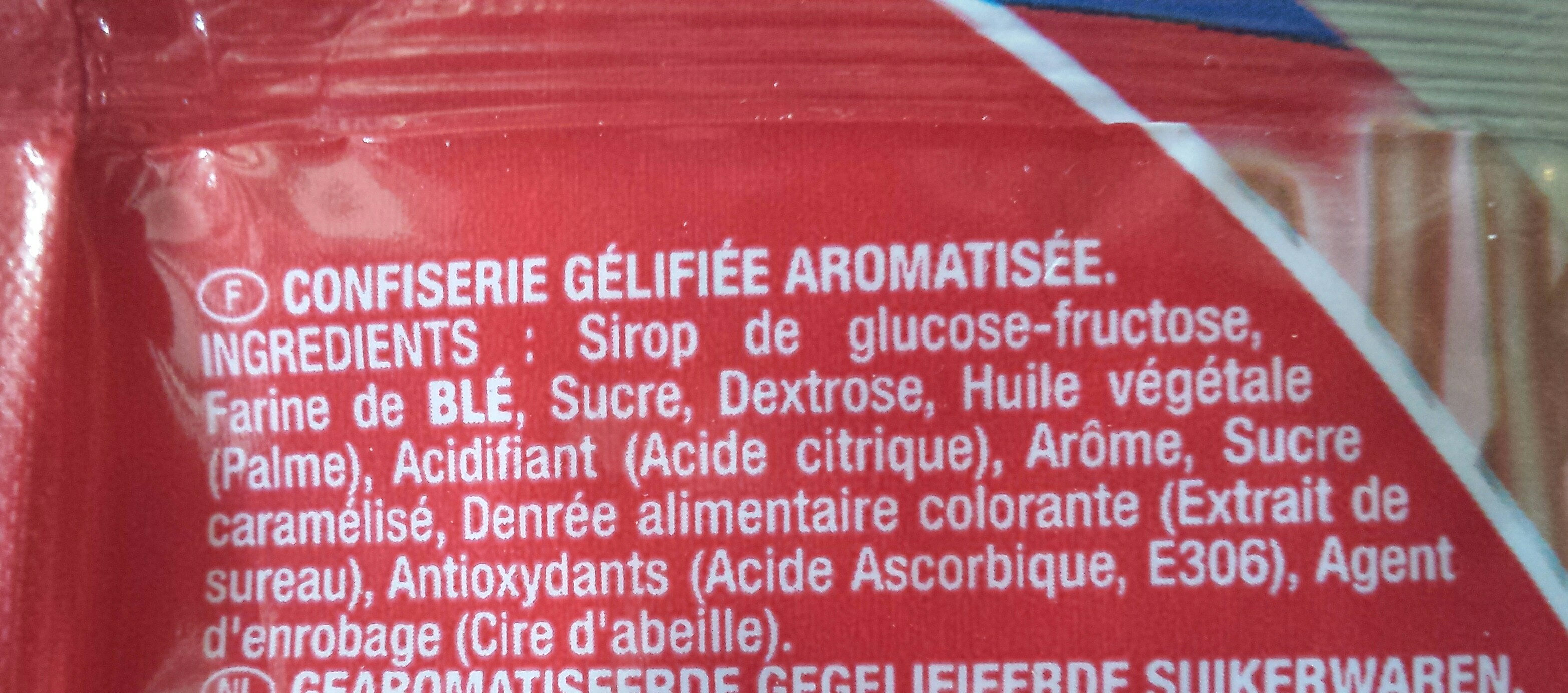 Scoubidou Cola - Ingredients - fr