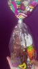 Lapin decoré et ses 3 parapluies chocolat Lait - Produit