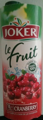 Le Fruit Cranberry - Product - fr