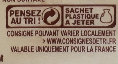 Comté Le Caractère 12 Mois - Recycling instructions and/or packaging information - fr