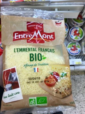 L'emmental Français râpé Bio - Product - fr