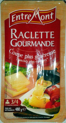 Raclette Gourmande (28% MG) - 480 g - EntreMont - Product